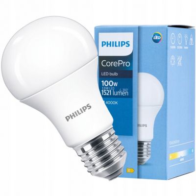 Żarówka LED E27 CorePro 13-100W neutralna biel 929002306908 PHILIPS (929002306908)